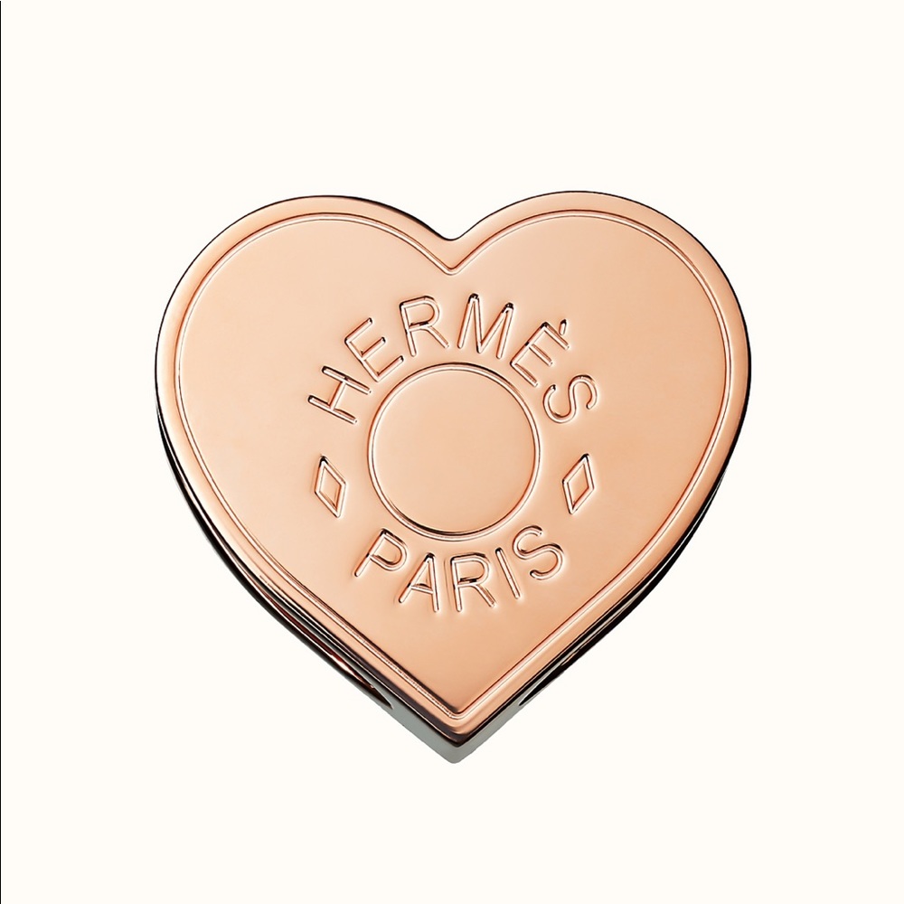 Hermes twilly mini coeur (heart) scarf ring